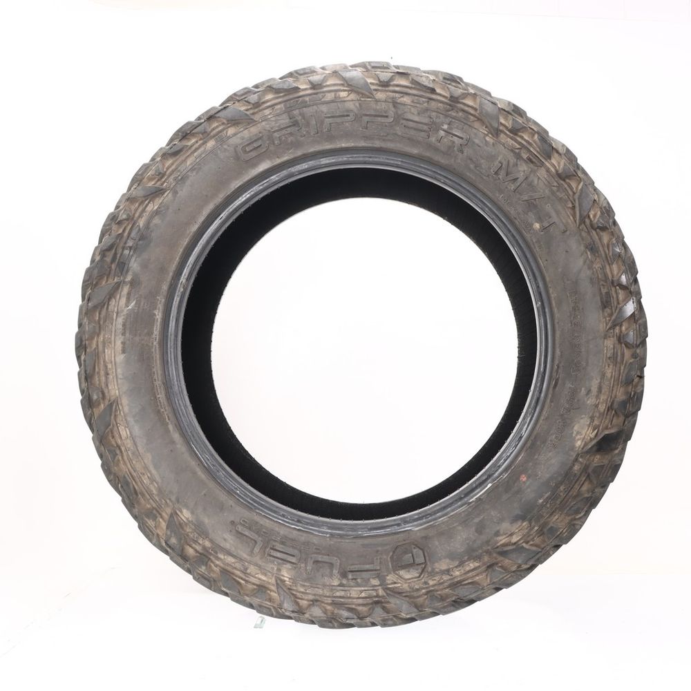 Set of (2) Used LT 345/55R22 Fuel Gripper M/T 123Q E - 6-6.5/32 - Image 3