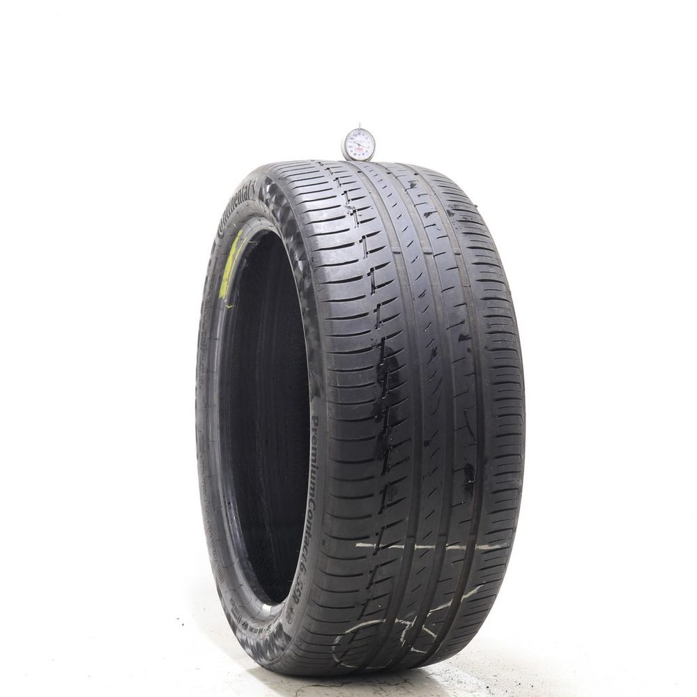 Set of (2) Used 275/40R21 Continental PremiumContact 6 SSR 107Y - 4-5/32 - Image 1