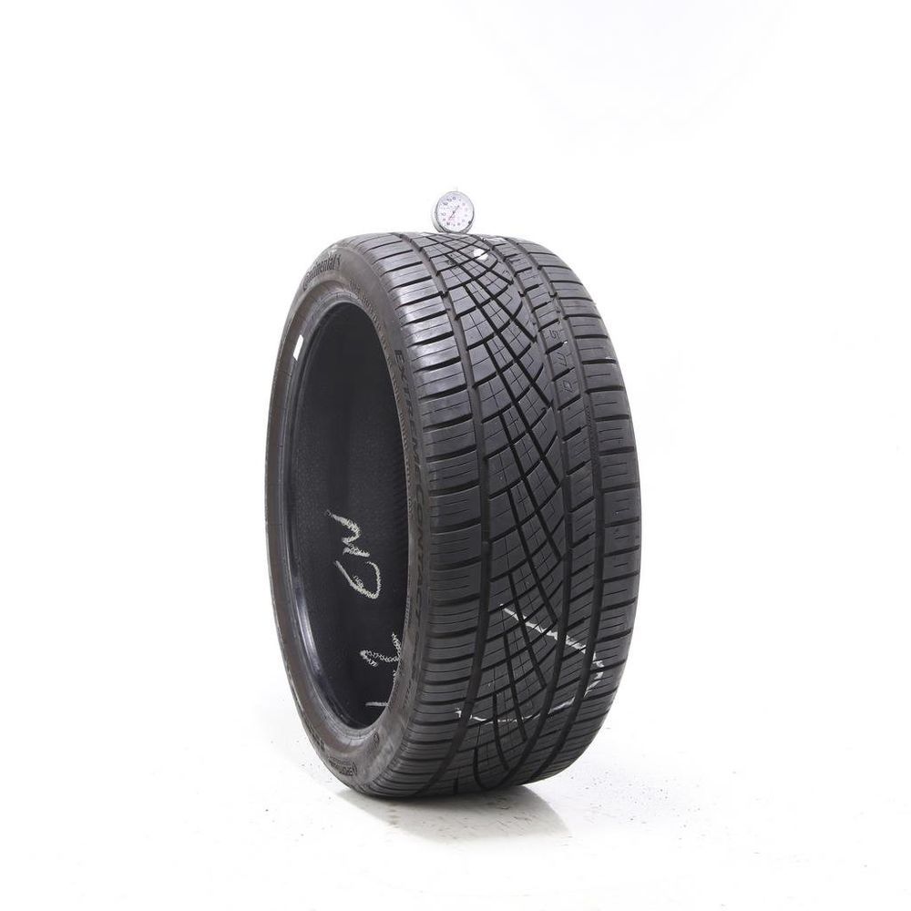 Set of (2) Used 245/35ZR19 Continental ExtremeContact DWS06 Plus 93Y - 8-9/32 - Image 1