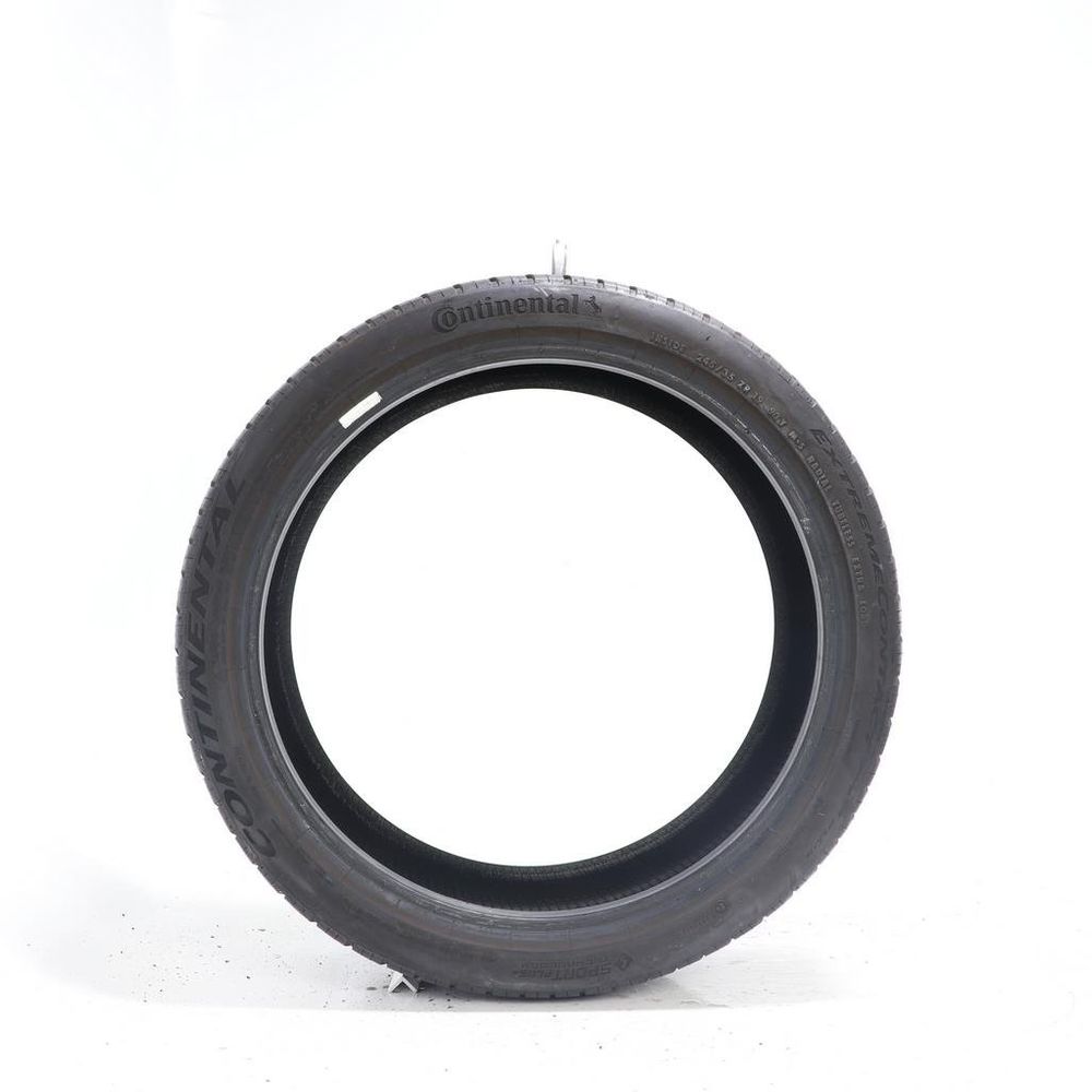 Set of (2) Used 245/35ZR19 Continental ExtremeContact DWS06 Plus 93Y - 8-9/32 - Image 3