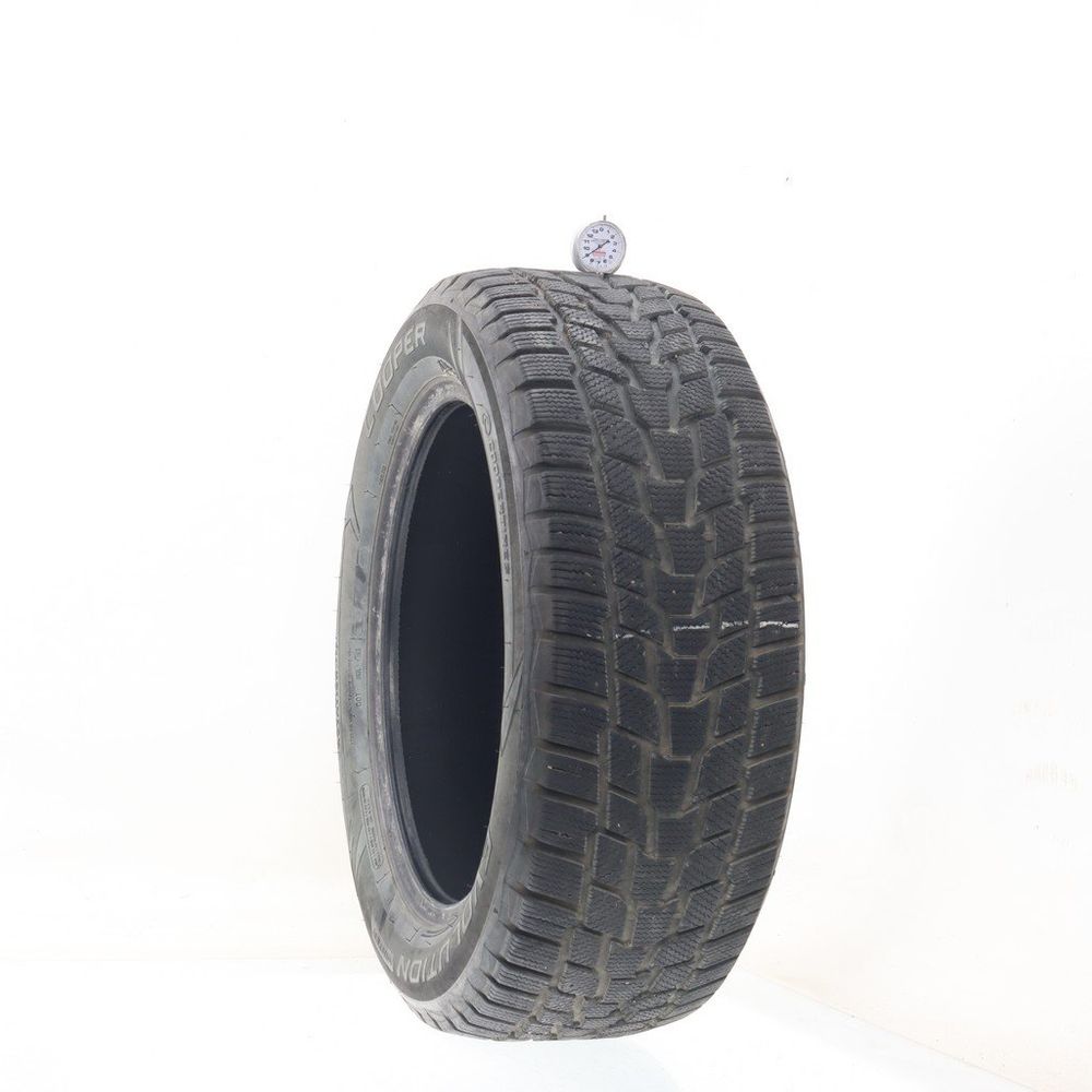 Set of (2) Used 235/55R18 Cooper Evolution Winter 100H - 9/32 - Image 1