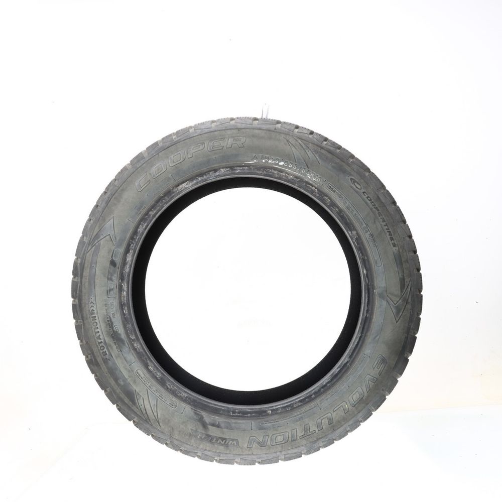 Set of (2) Used 235/55R18 Cooper Evolution Winter 100H - 9/32 - Image 3