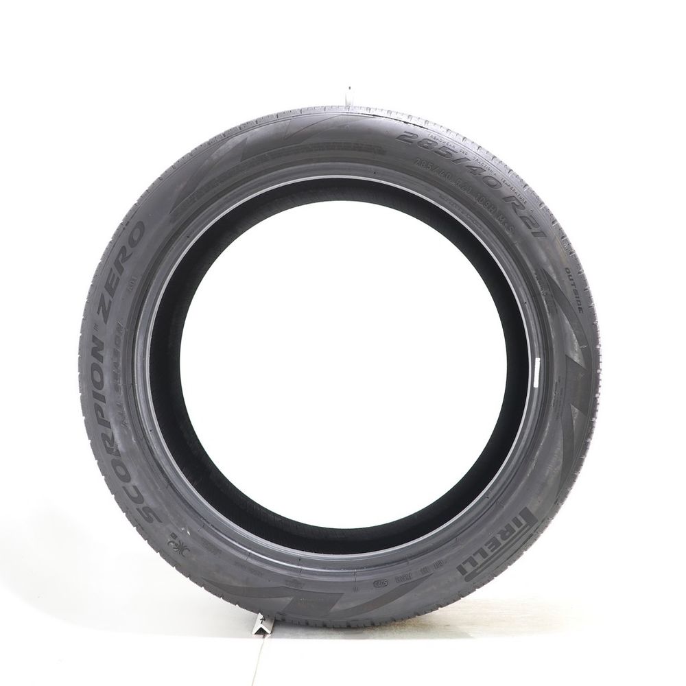 Set of (2) Used 285/40R21 Pirelli Scorpion Zero AO1 109H - 5-6/32 - Image 3