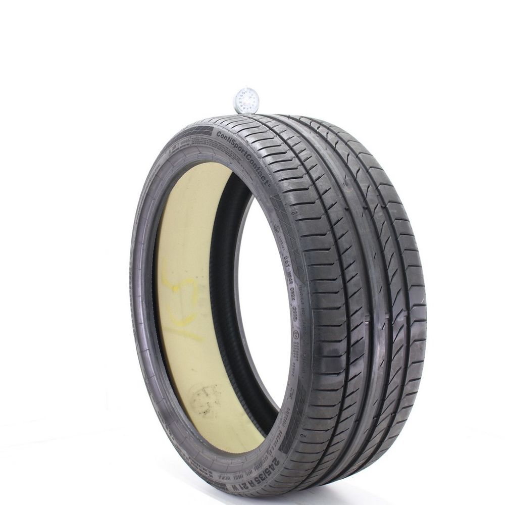 Used 245/35R21 Continental ContiSportContact 5 ContiSilent 96W - 9/32 - Image 1