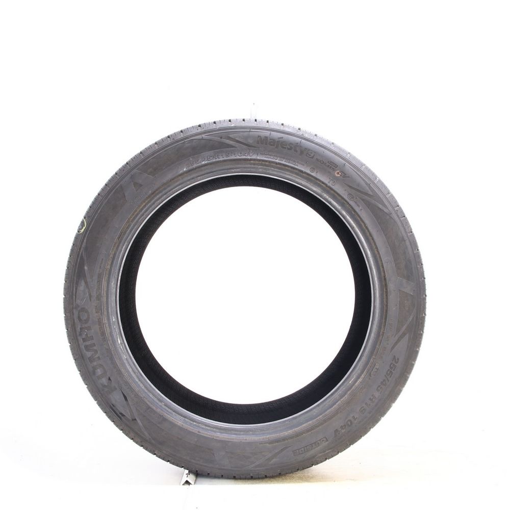 Set of (2) Used 255/45R19 Kumho Majesty 9 Solus TA91 EV TO 104V - 7.5/32 - Image 3