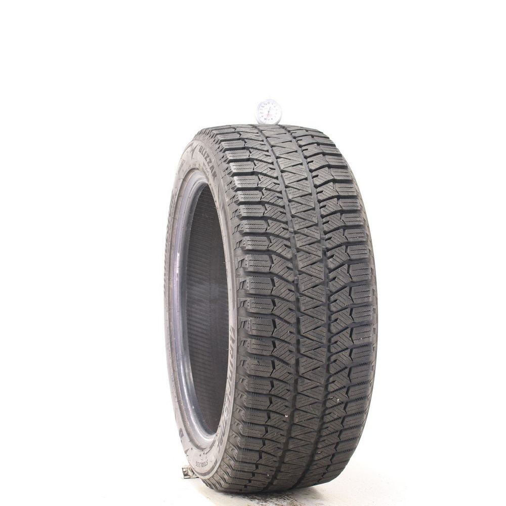 Set of (2) Used 225/50R18 Bridgestone Blizzak WS90 Studless 95T - 7.5-8.5/32 - Image 1