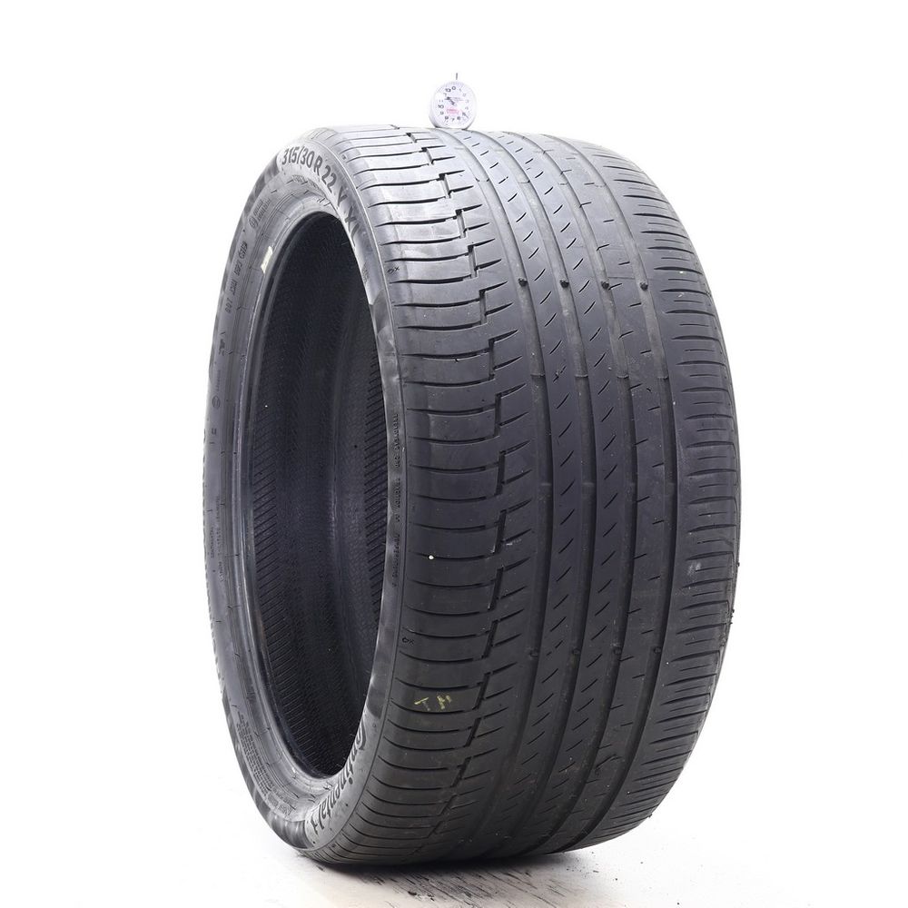 Set of (4) Used 315/30R22 Continental PremiumContact 6 107Y - 4.5-5/32 - Image 4