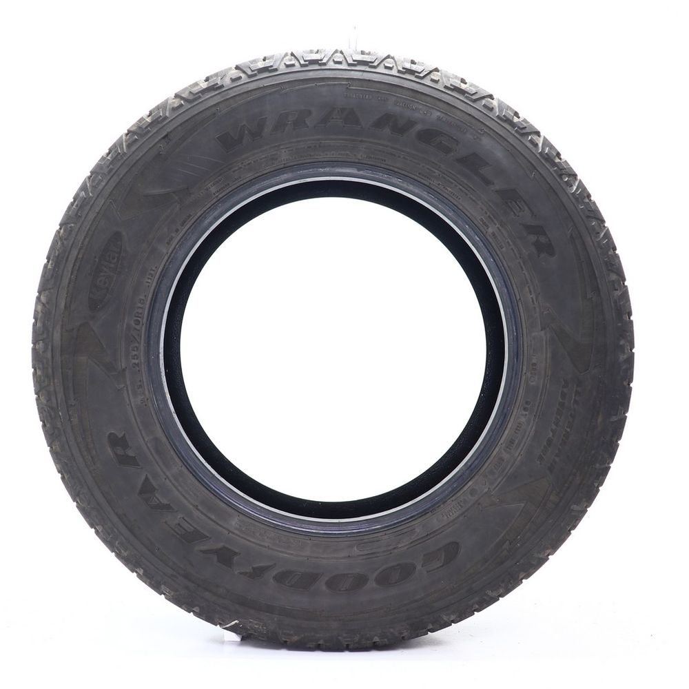Set of (4) Used 255/70R18 Goodyear Wrangler All-Terrain Adventure Kevlar 113T - 5.5-6.5/32 - Image 3