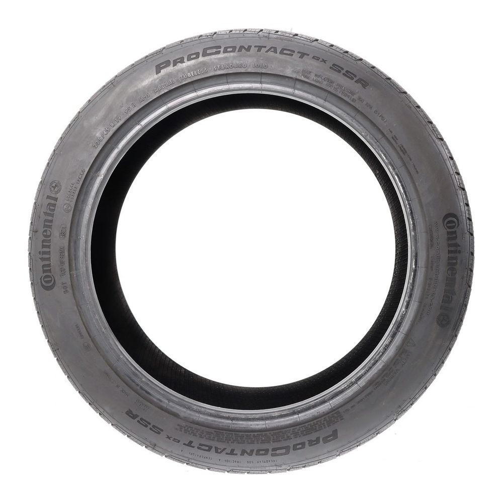 Set of (2) Used 235/45R19 Continental ProContact GX SSR MOE 95H - 7-8.5/32 - Image 3