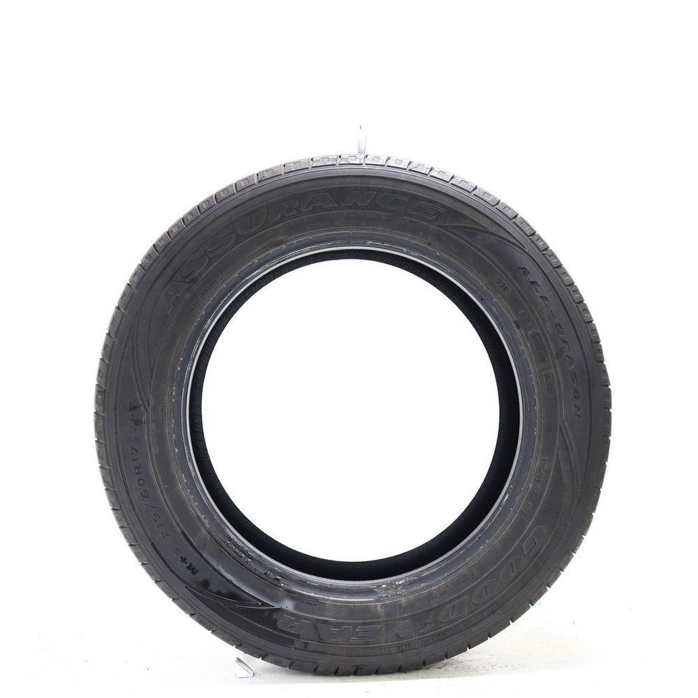 Set of (2) Used 215/60R17 Goodyear Assurance All-Season 96T - 6.5/32 - Image 3