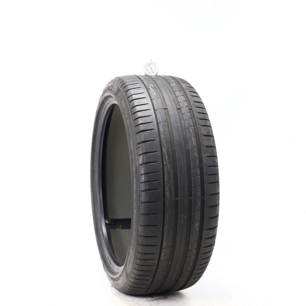 Set of (4) Used 255/40R21 Pirelli P Zero PZ4 R01 PNCS 102Y - 6-7.5/32 - Image 1