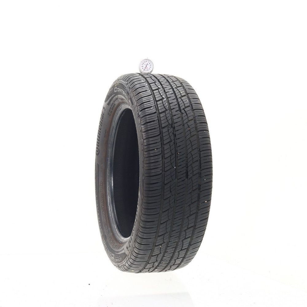 Set of (2) Used 225/55R17 Continental ControlContact Tour A/S Plus 97H - 7.5-8/32 - Image 1