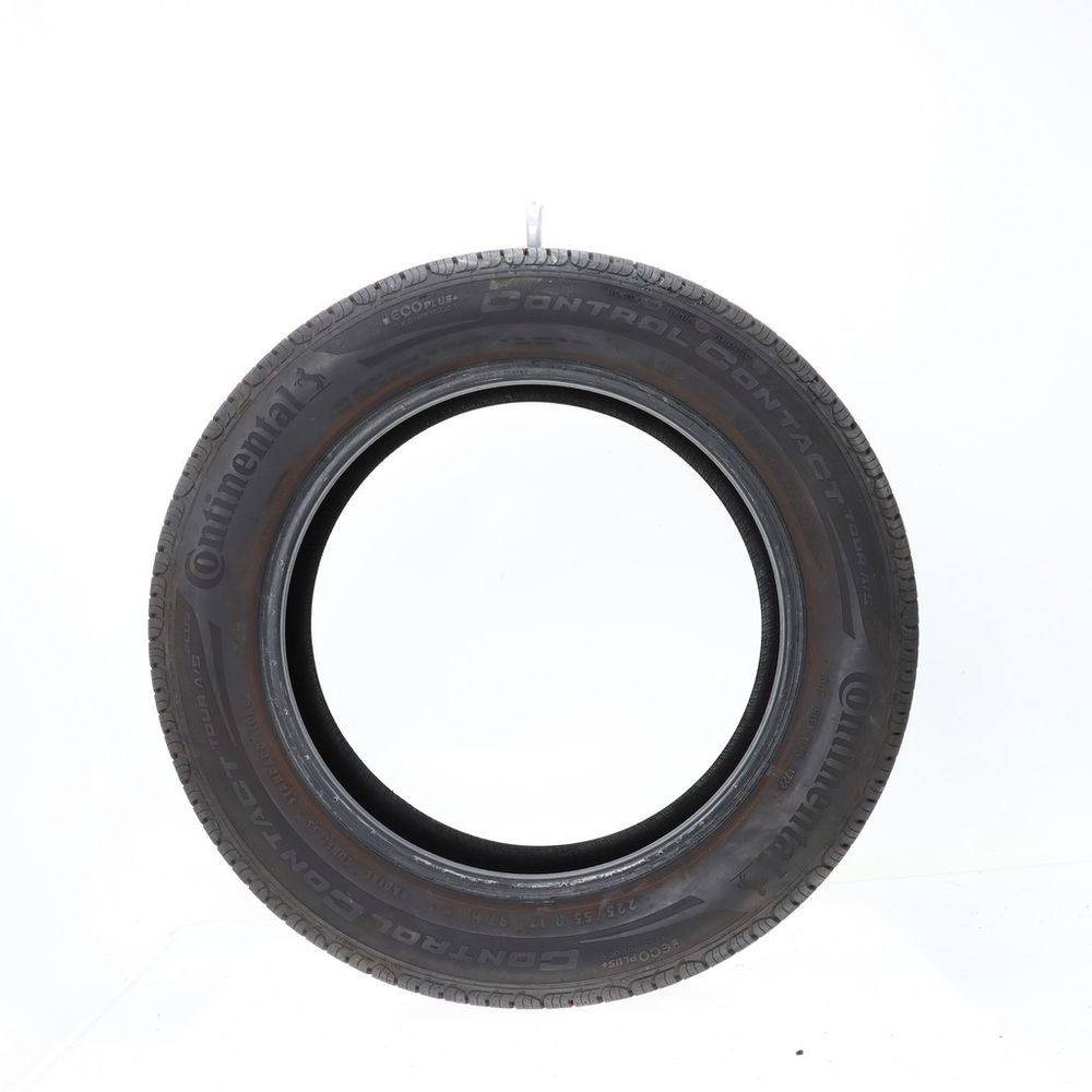 Set of (2) Used 225/55R17 Continental ControlContact Tour A/S Plus 97H - 7.5-8/32 - Image 3