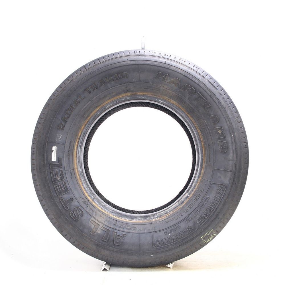 Set of (2) Used ST 235/80R16 Hartland All steel radial trailer 129/125N G - 8.5-9/32 - Image 3