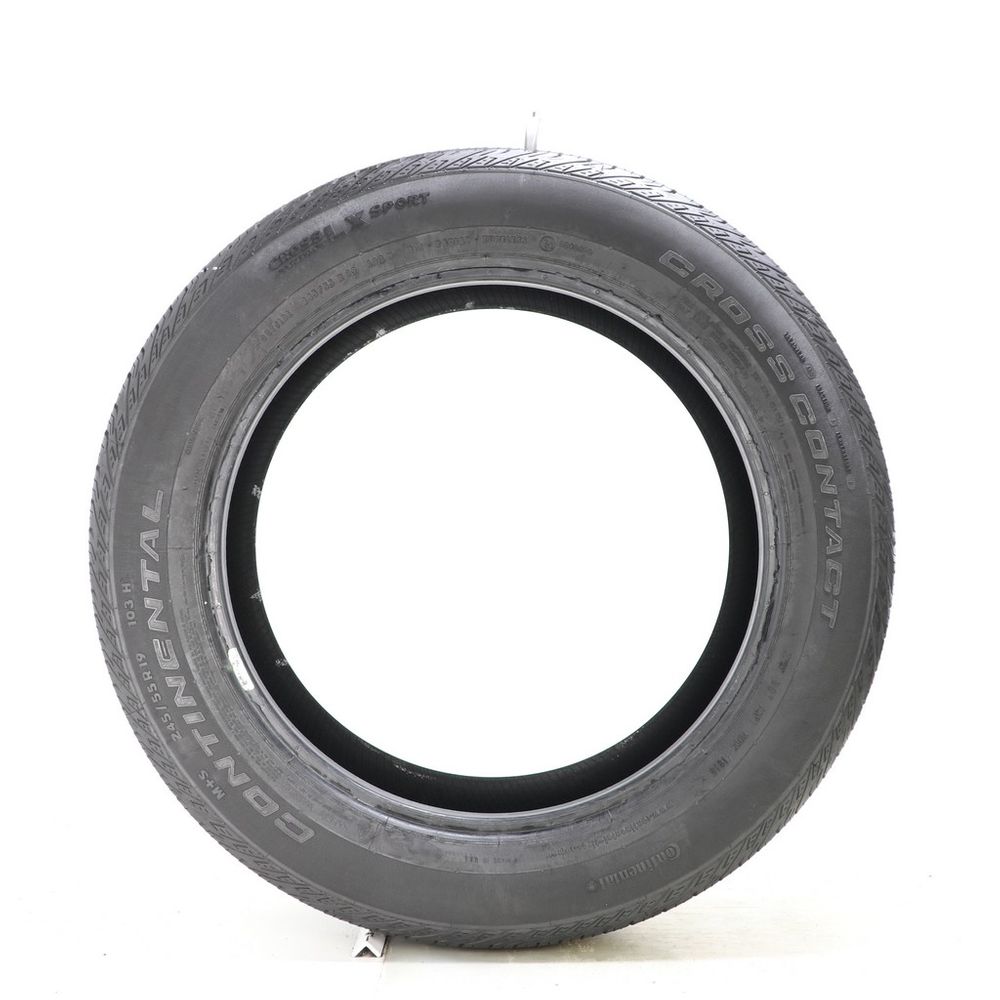 Set of (2) Used 245/55R19 Continental CrossContact LX Sport 103H - 5.5-6.5/32 - Image 3