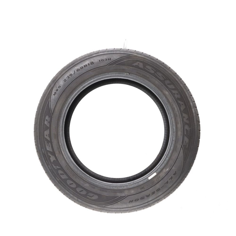 Set of (4) Used 235/60R18 Goodyear Assurance All-Season 103H - 5-6.5/32 - Image 3
