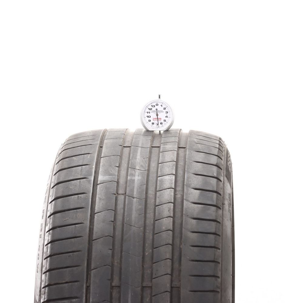 Set of (2) Used 255/35R21 Pirelli P Zero PZ4 T1 Elect PNCS 98W - 6.5-7/32 - Image 2