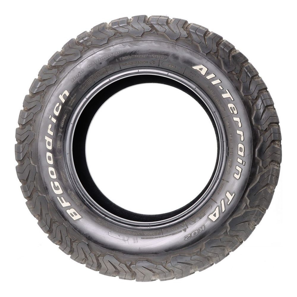 Used LT 265/70R17 BFGoodrich All-Terrain T/A KO2 121/118S E - 8/32 - Image 3