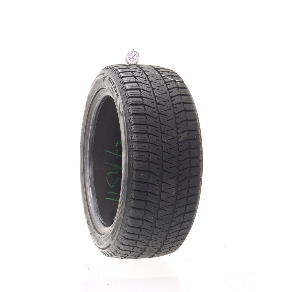 Set of (2) Used 235/50R18 Bridgestone Blizzak WS90 Studless 101H - 9-10/32 - Image 1