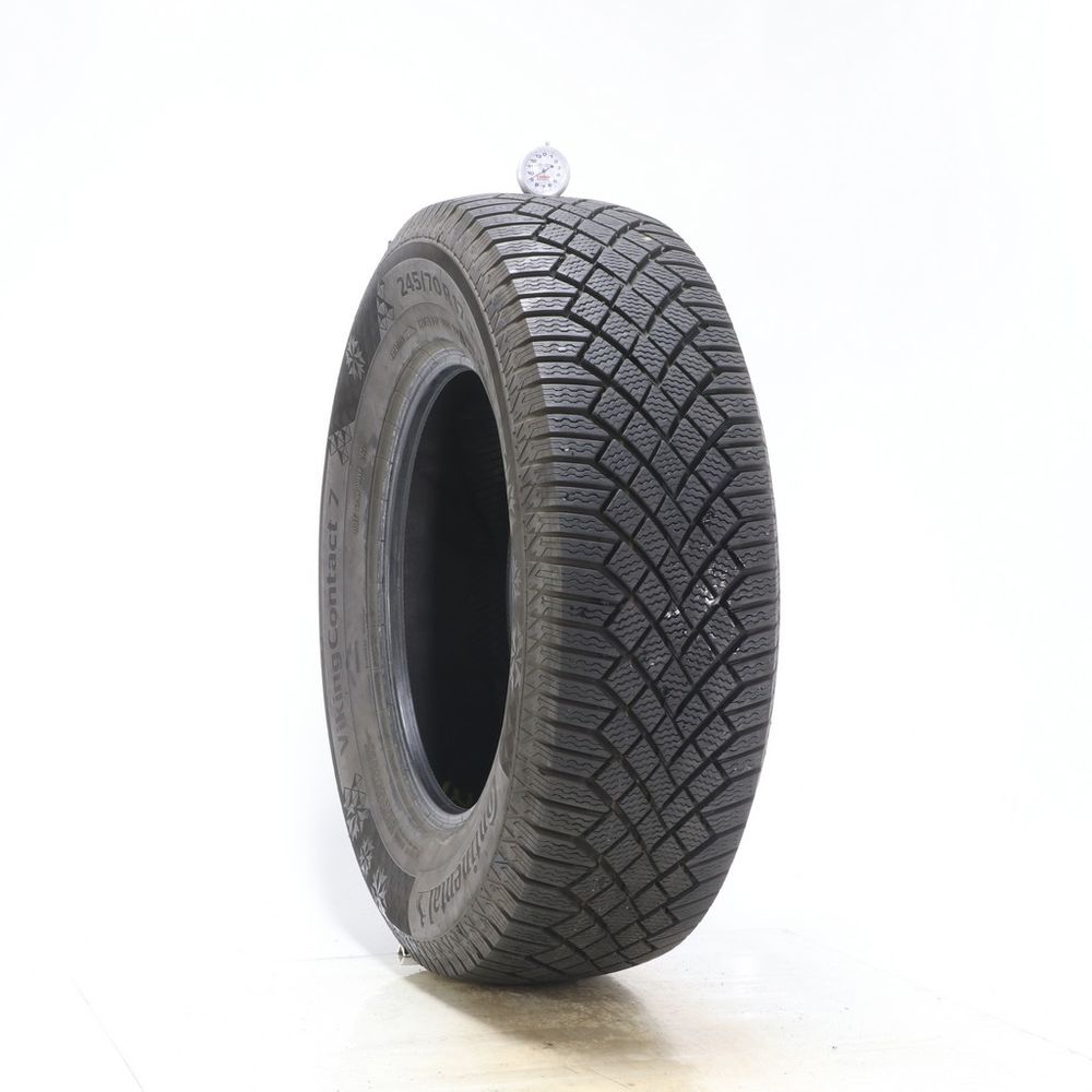 Set of (2) Used 245/70R17 Continental VikingContact 7 114T - 8-9/32 - Image 4