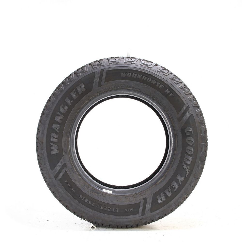Set of (4) Used LT 225/75R16 Goodyear Wrangler Workhorse HT 115/112R E - 10.5-11.5/32 - Image 3
