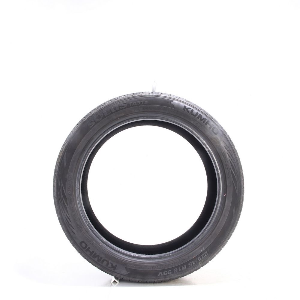 Set of (2) Used 225/45R18 Kumho Solus TA51a 95V - 8.5-9/32 - Image 3