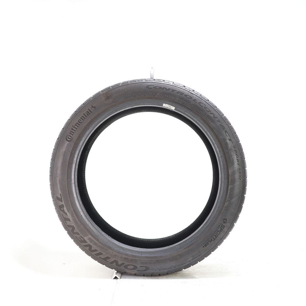 Set of (2) Used 225/45ZR19 Continental ControlContact Sport SRS Plus 92Y - 7.5-8/32 - Image 3