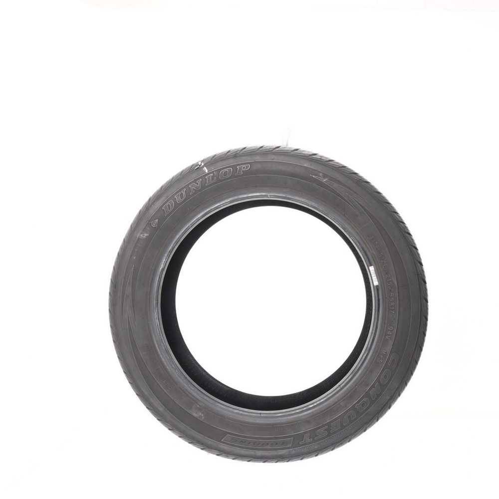 Set of (2) Used 215/55R17 Dunlop Conquest Touring 94V - 9/32 - Image 3