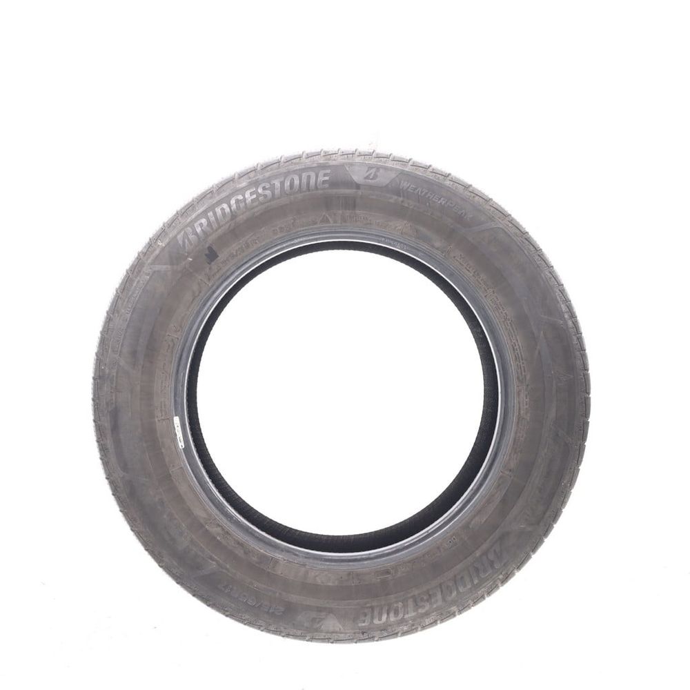 Set of (2) Used 215/65R17 Bridgestone WeatherPeak 99H - 5.5-6.5/32 - Image 3