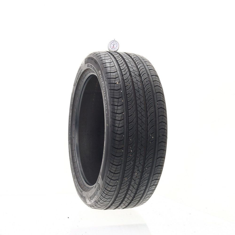 Set of (4) Used 245/45R19 Continental ProContact TX 98H - 7-8.5/32 - Image 1