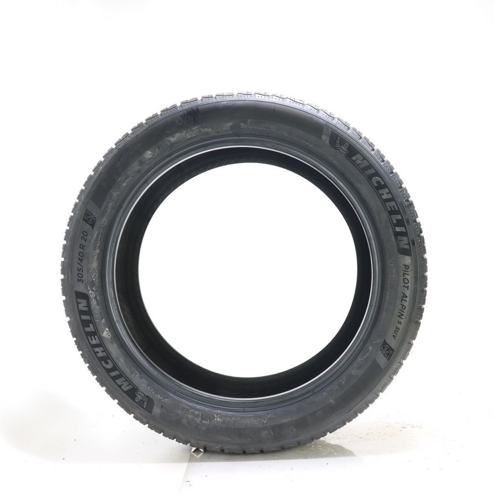 Set of (2) Driven Once 305/40R20 Michelin Pilot Alpin 5 SUV NO 112V - 9/32 - Image 3