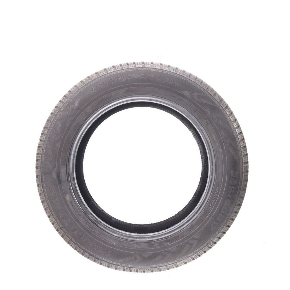Set of (2) Used 225/60R17 Nokian Encompass AW02 99H - 10-11/32 - Image 3
