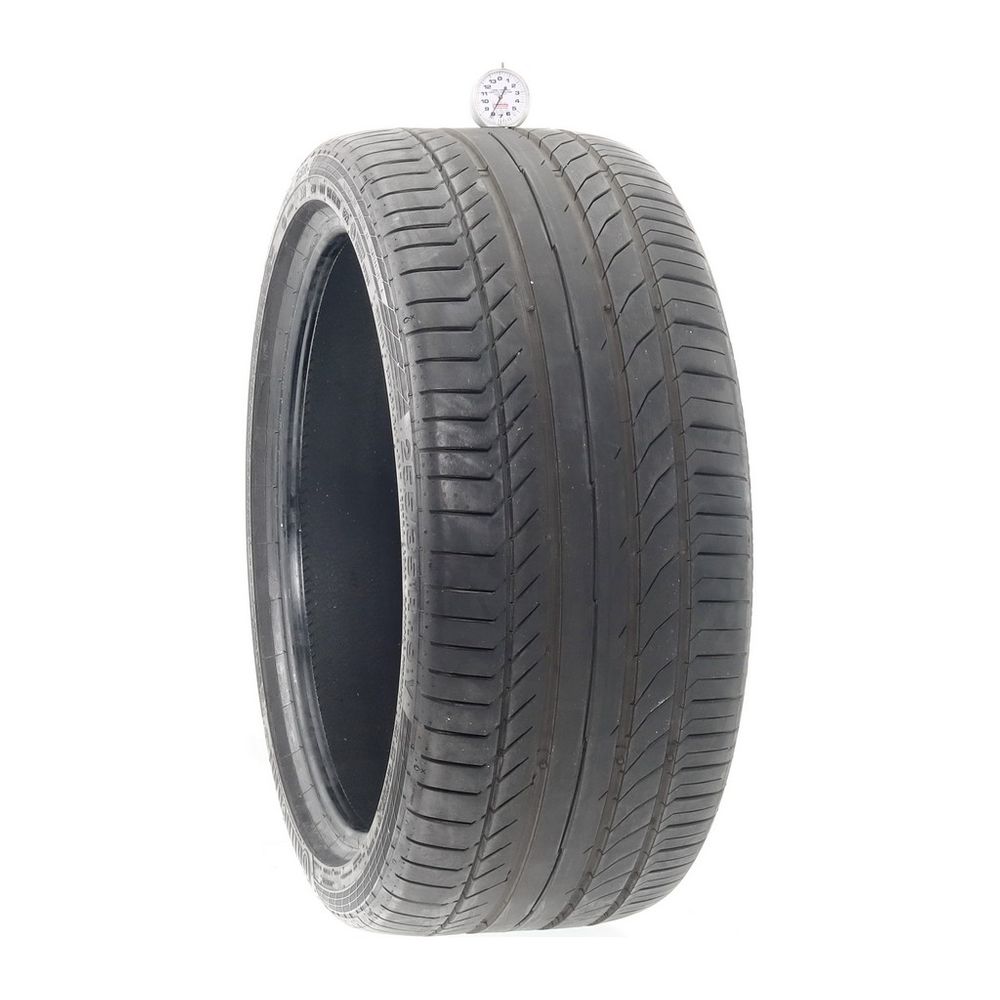 Set of (4) Used 255/35R19 Continental ContiSportContact 5 SSR MOE 96Y - 7.5-9/32 - Image 4