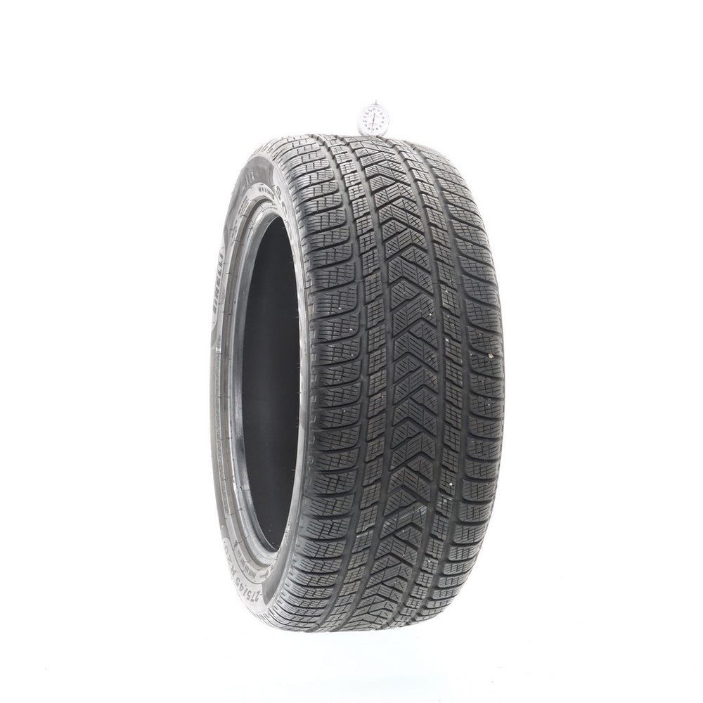 Set of (2) Used 275/45R20 Pirelli Scorpion Winter MO 110V - 7-7.5/32 - Image 1