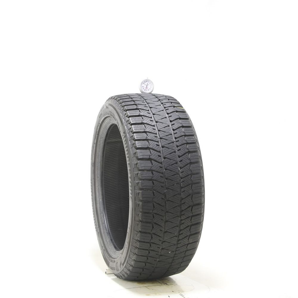 Set of (2) Used 215/50R17 Bridgestone Blizzak WS90 Studless 95H - 7.5-8/32 - Image 1