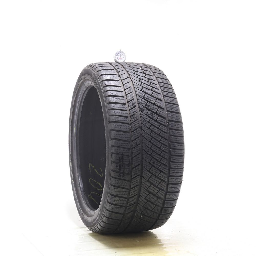 Set of (2) Used 285/35R20 Continental ContiWinterContact TS830P MO 104V - 7-8/32 - Image 1