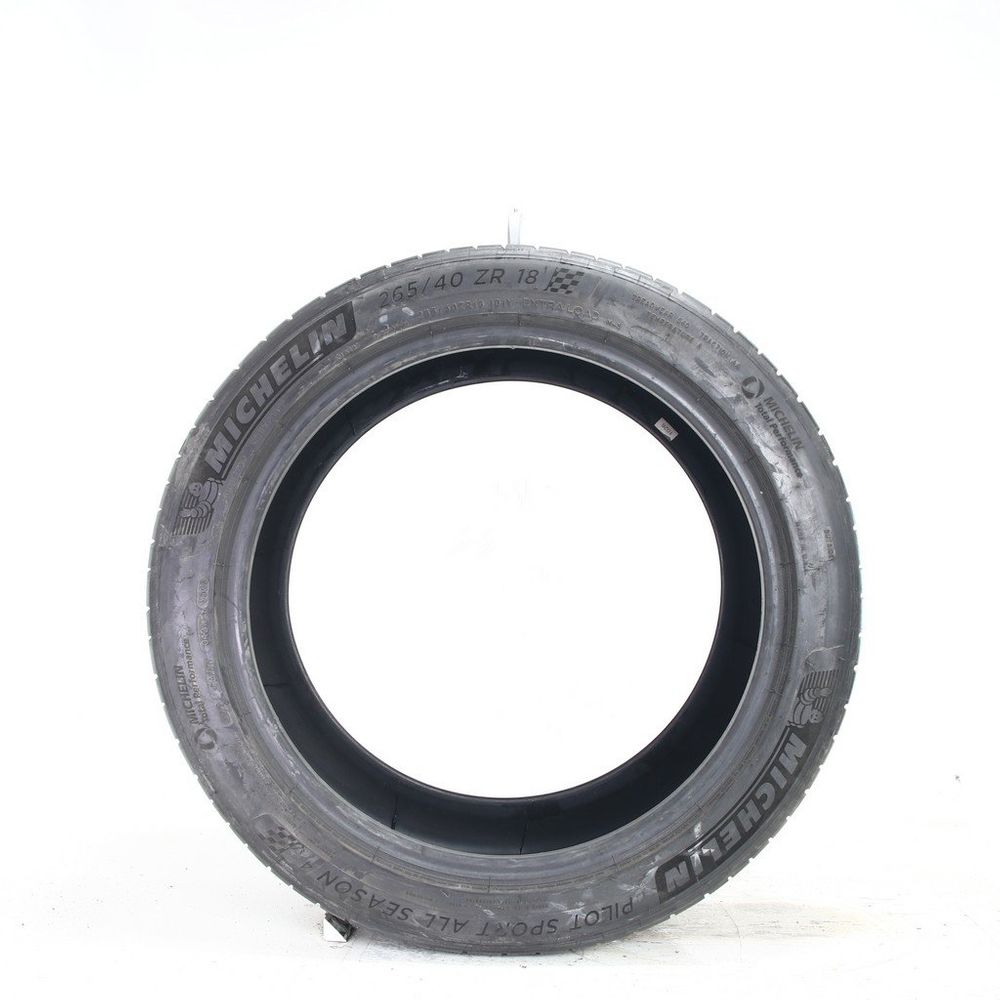Set of (2) Used 265/40ZR18 Michelin Pilot Sport All Season 4 101Y - 7.5-8/32 - Image 3