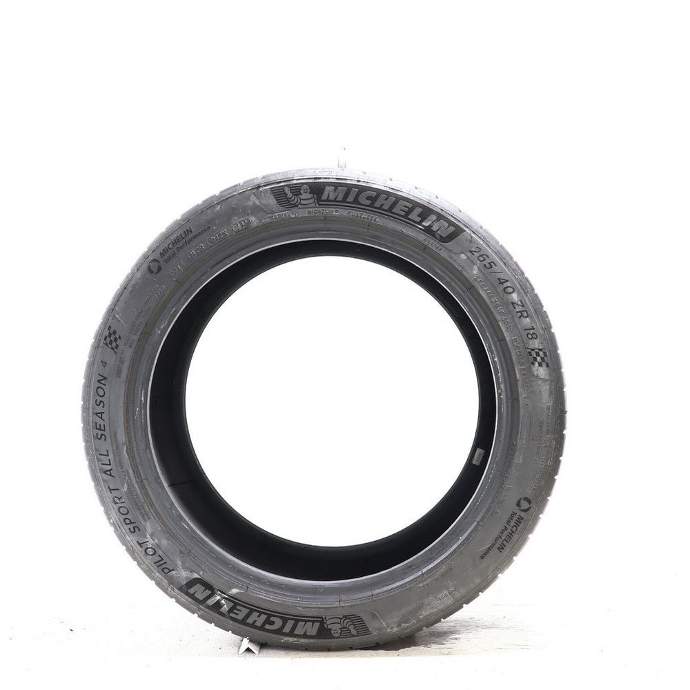 Set of (2) Used 265/40ZR18 Michelin Pilot Sport All Season 4 101Y - 7.5-8/32 - Image 6