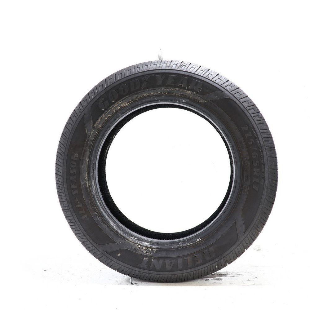 Set of (4) Used 215/65R17 Goodyear Reliant All-season 99V - 8.5-10/32 - Image 9