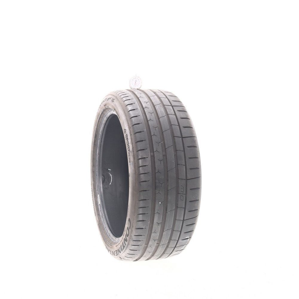 Set of (2) Used 245/40ZR18 Continental ExtremeContact Sport 02 97Y - 7-8/32 - Image 1