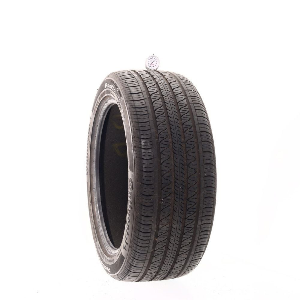 Set of (2) Used 255/45R19 Continental ProContact RX ContiSilent T3 104W - 8-8.5/32 - Image 1