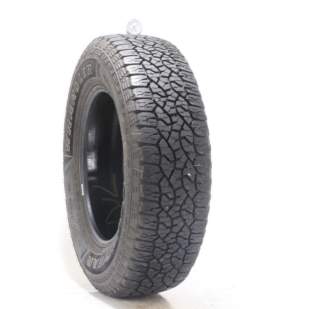 Set of (2) Used 255/70R18 Goodyear Wrangler Workhorse AT 113T - 10/32 - Image 1