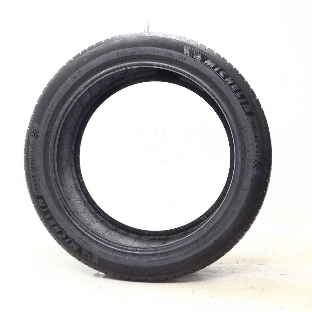 Set of (2) Used 285/40R21 Michelin Pilot Sport 4 SUV 109Y - 7.5-8/32 - Image 6