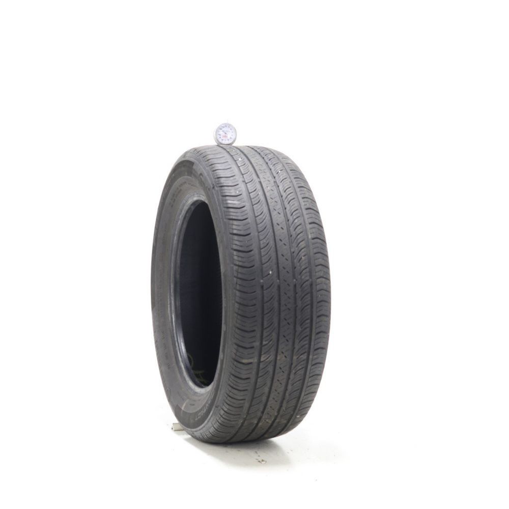 Set of (2) Used 215/55R16 Continental ProContact TX 97H - 5-6/32 - Image 1