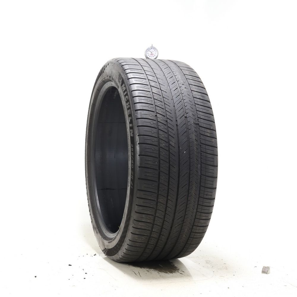 Set of (2) Used 285/40ZR21 Michelin Pilot Sport All Season 4 109Y - 5-6/32 - Image 1