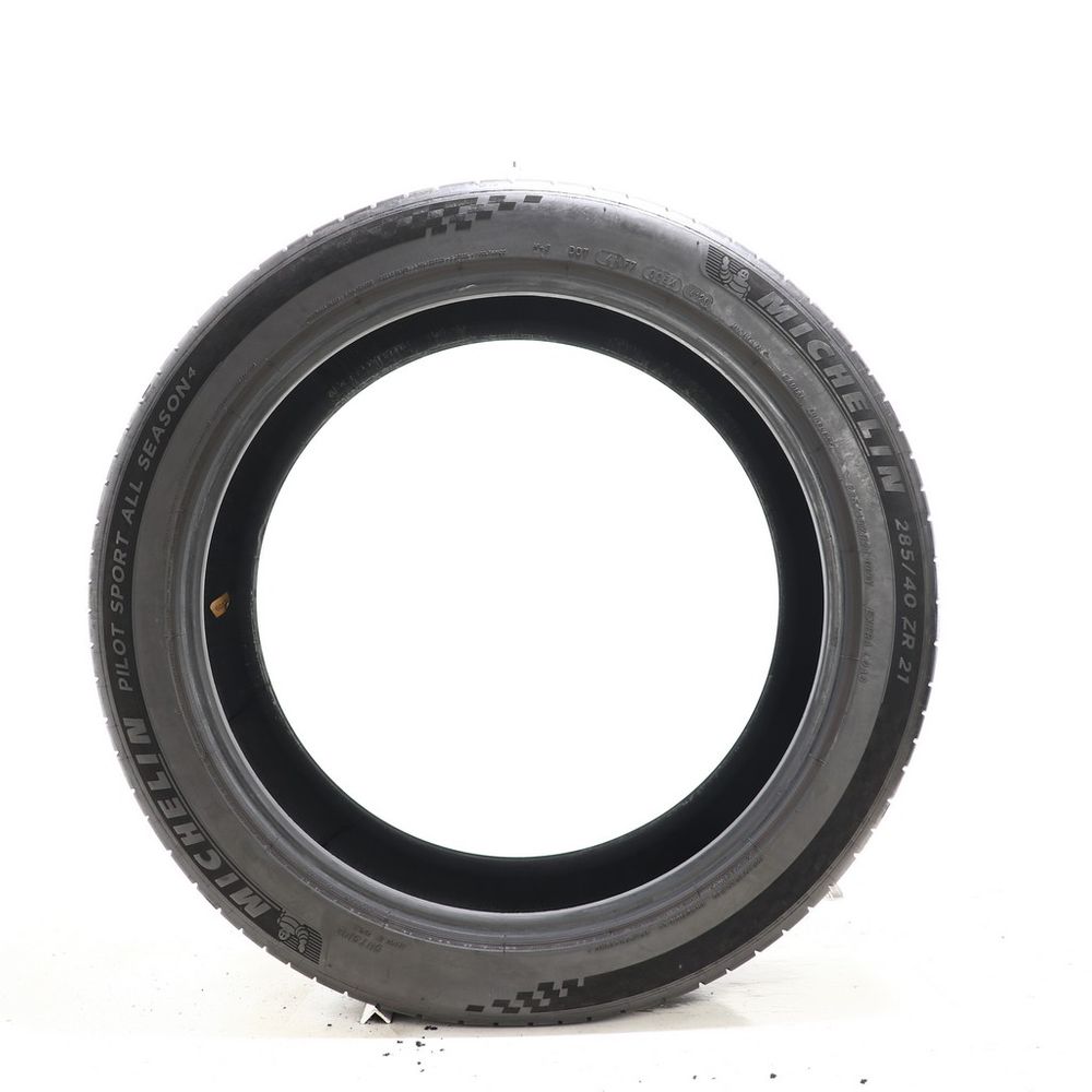 Set of (2) Used 285/40ZR21 Michelin Pilot Sport All Season 4 109Y - 5-6/32 - Image 3