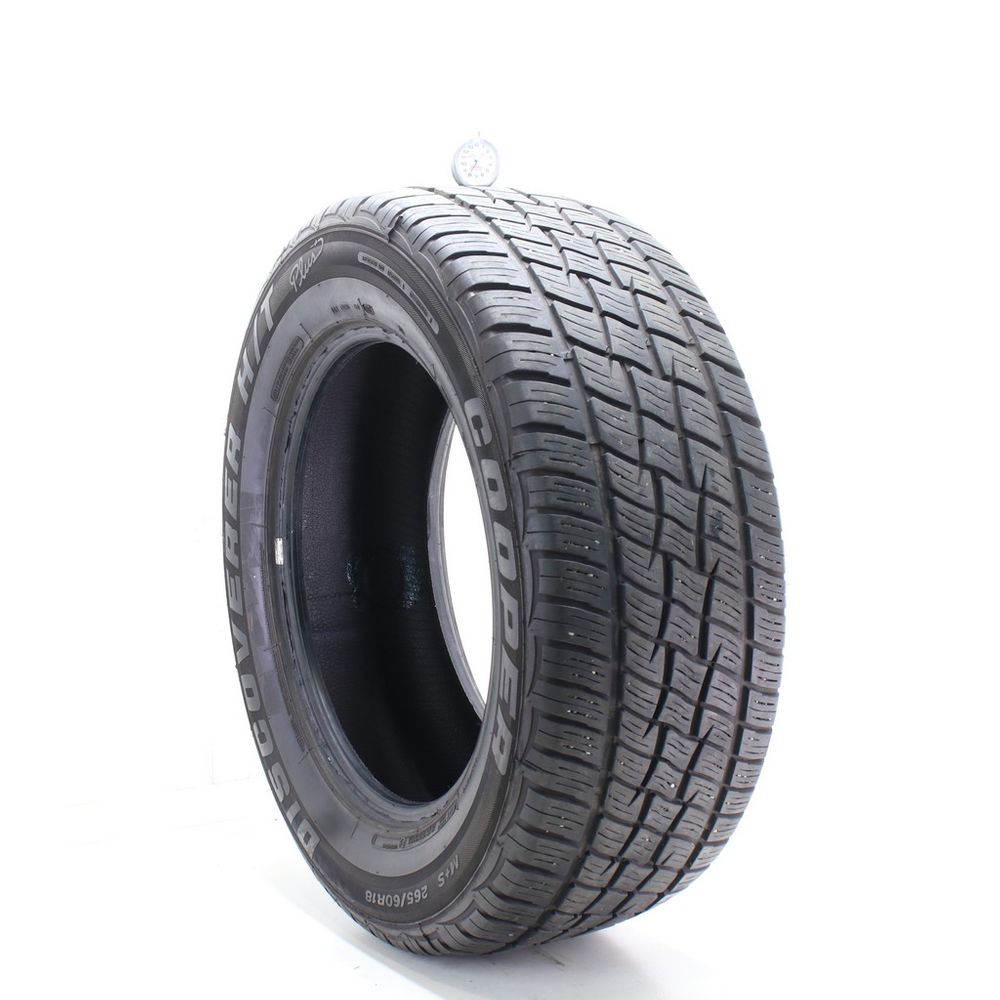 Set of (2) Used 265/60R18 Cooper Discoverer H/T Plus 114T - 8-9.5/32 - Image 1