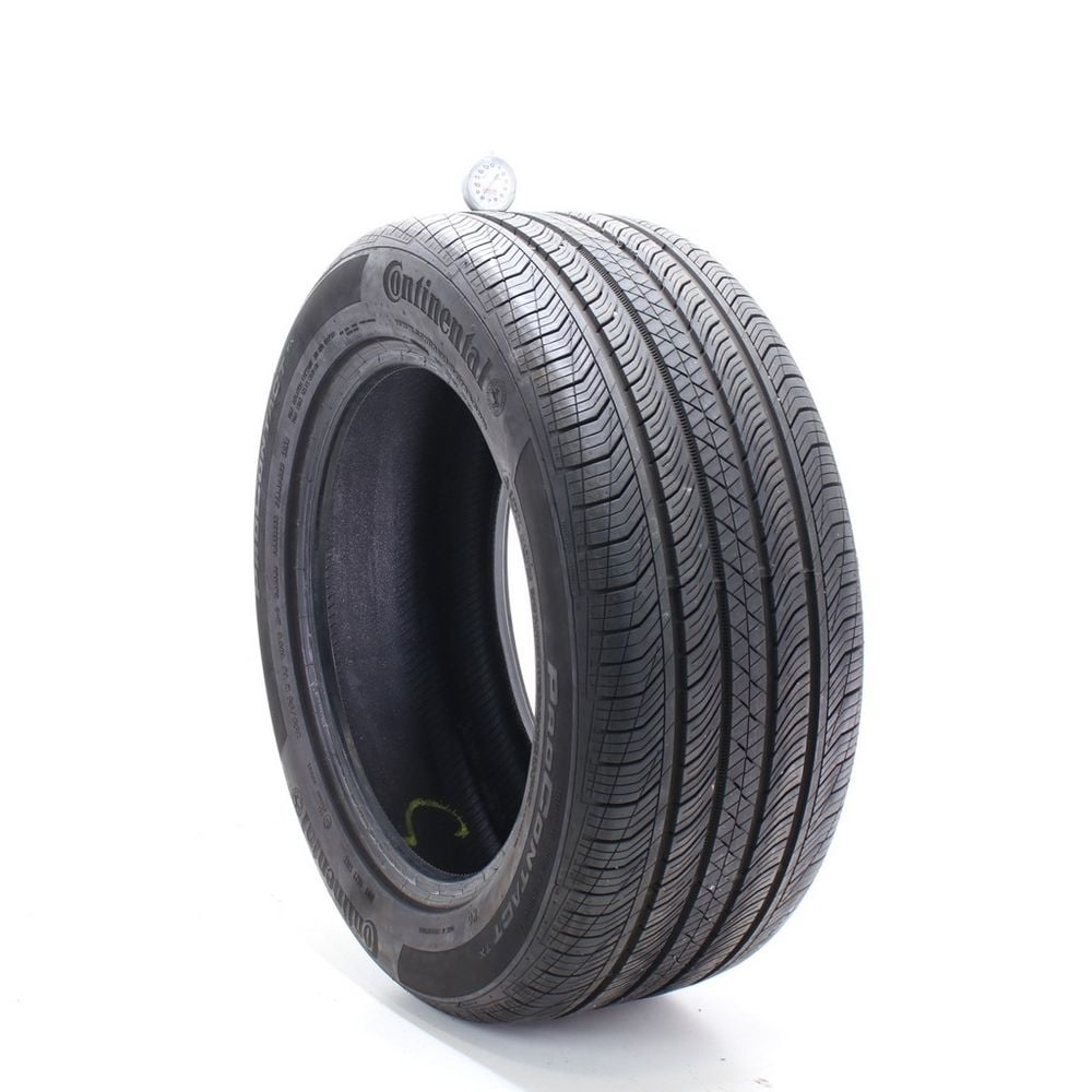 Set of (2) Used 255/55R18 Continental ProContact TX NO 105V - 7-8/32 - Image 4