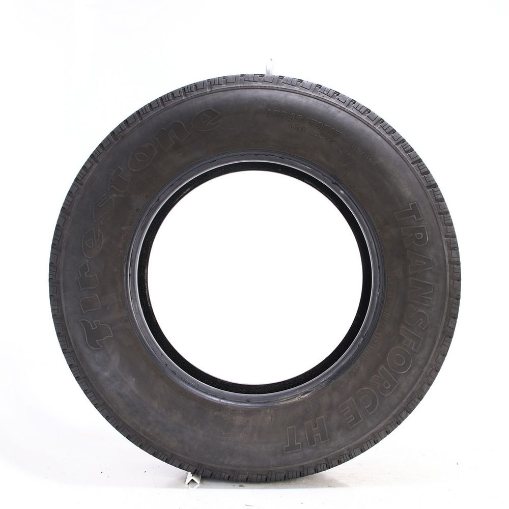 Set of (4) Used LT 245/70R17 Firestone Transforce HT 119/116R E - 7-8/32 - Image 3