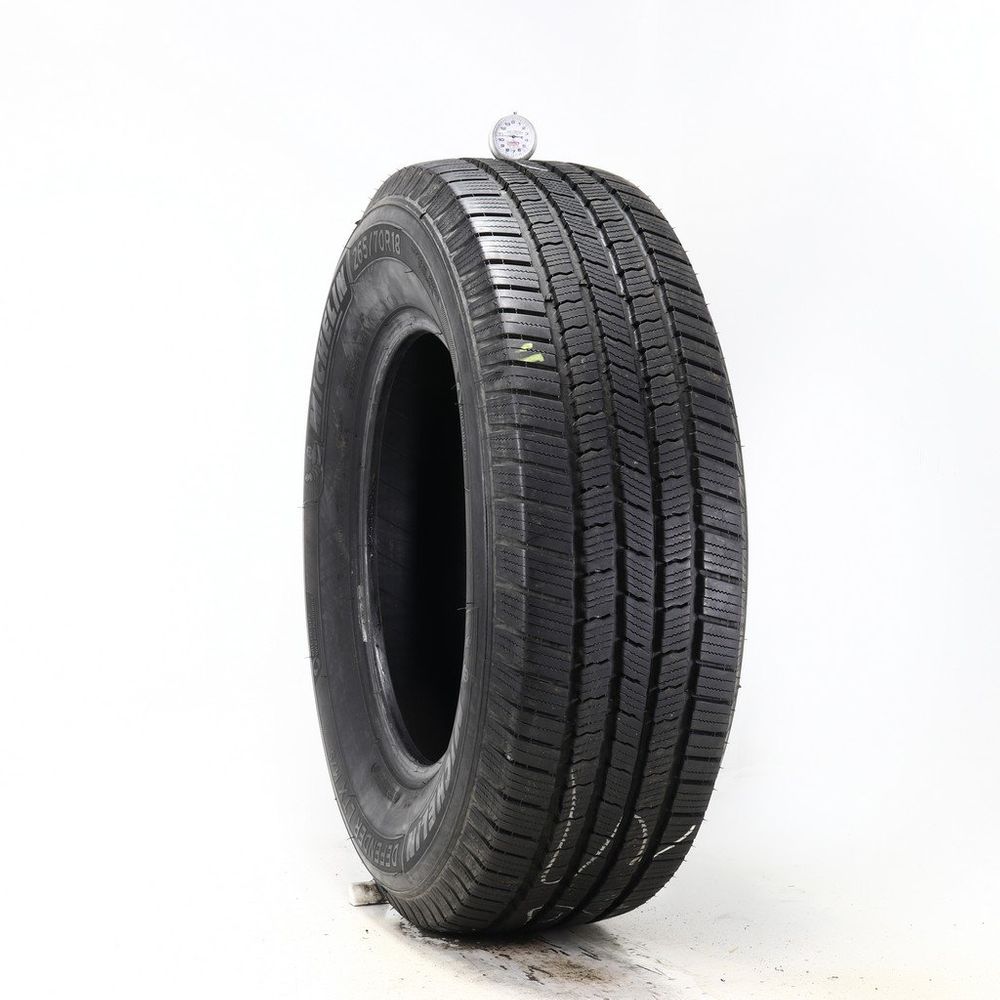 Set of (2) Used 265/70R18 Michelin Defender LTX M/S 116T - 10.5-11/32 - Image 1
